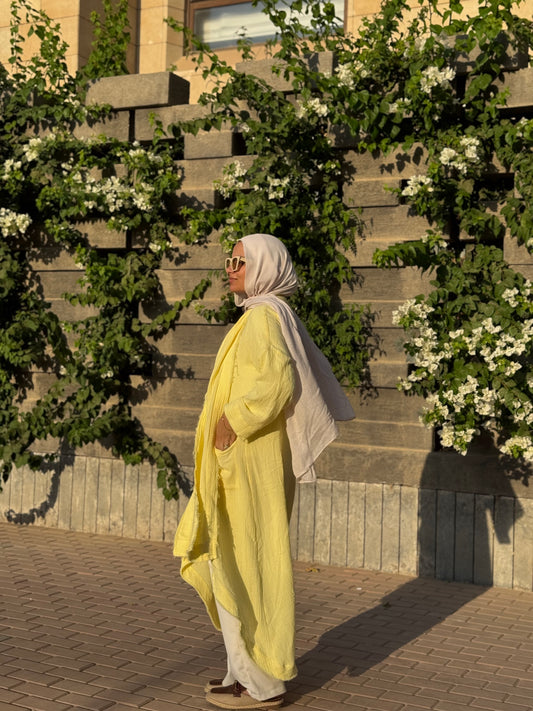 Lush Cardigan in Yellow