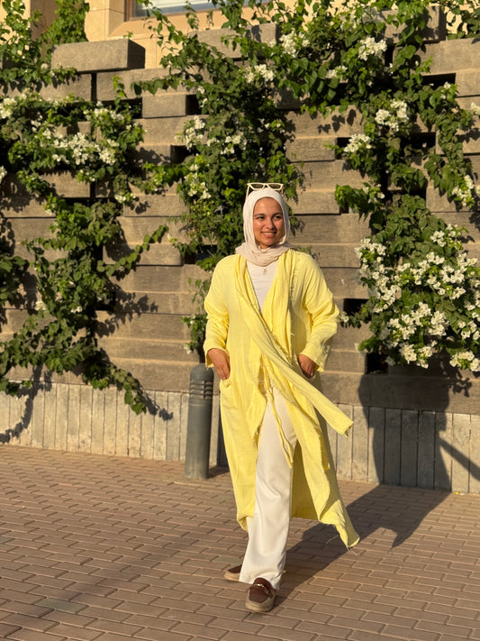 Lush Cardigan in Yellow
